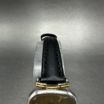 Seiko Watch Women 21mm Champagne Dial Two Tone Rectangle 1421-5400 New Battery4