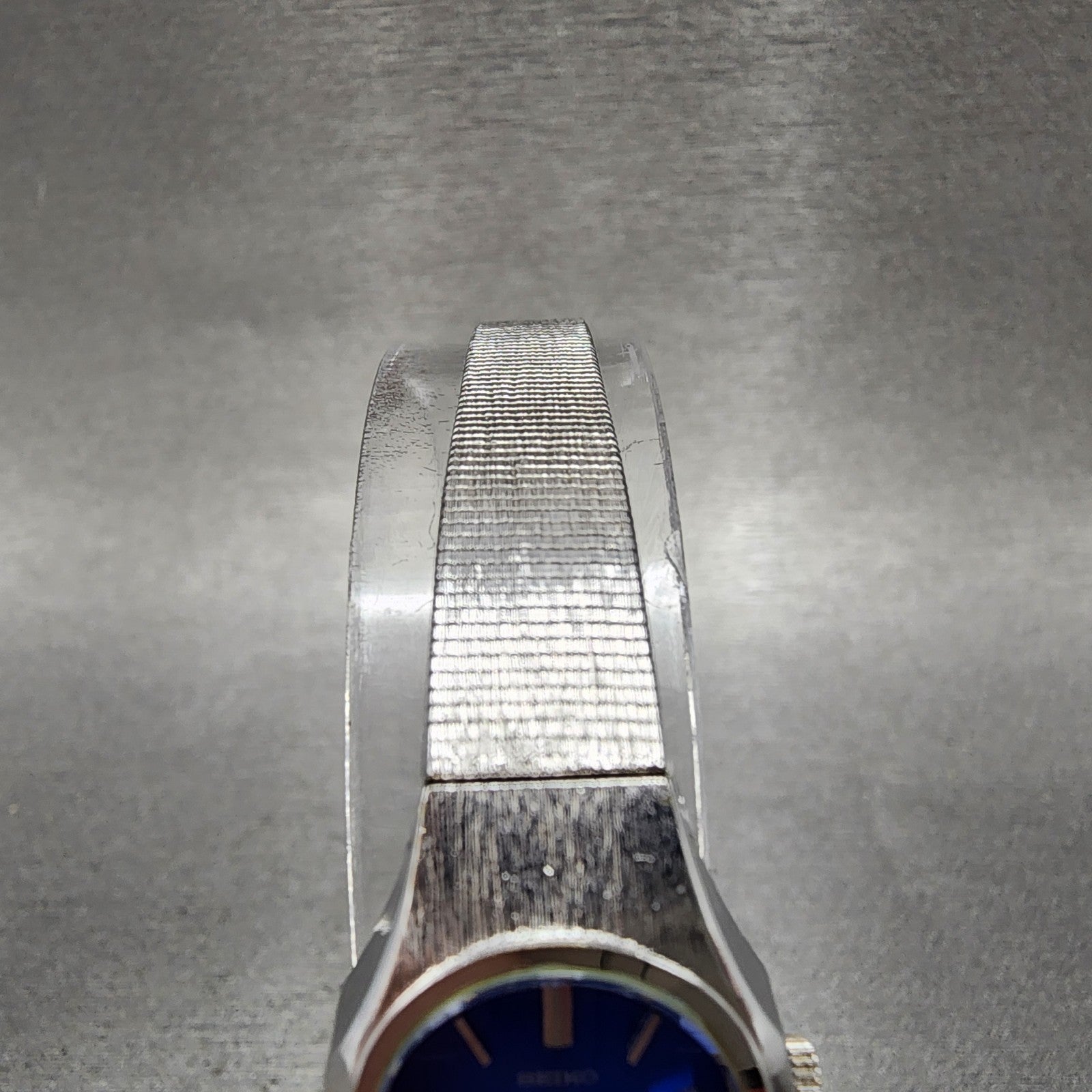 Seiko Watch Women 18mm Blue Dial Silver Tone Manual Oval 117770 Runs4
