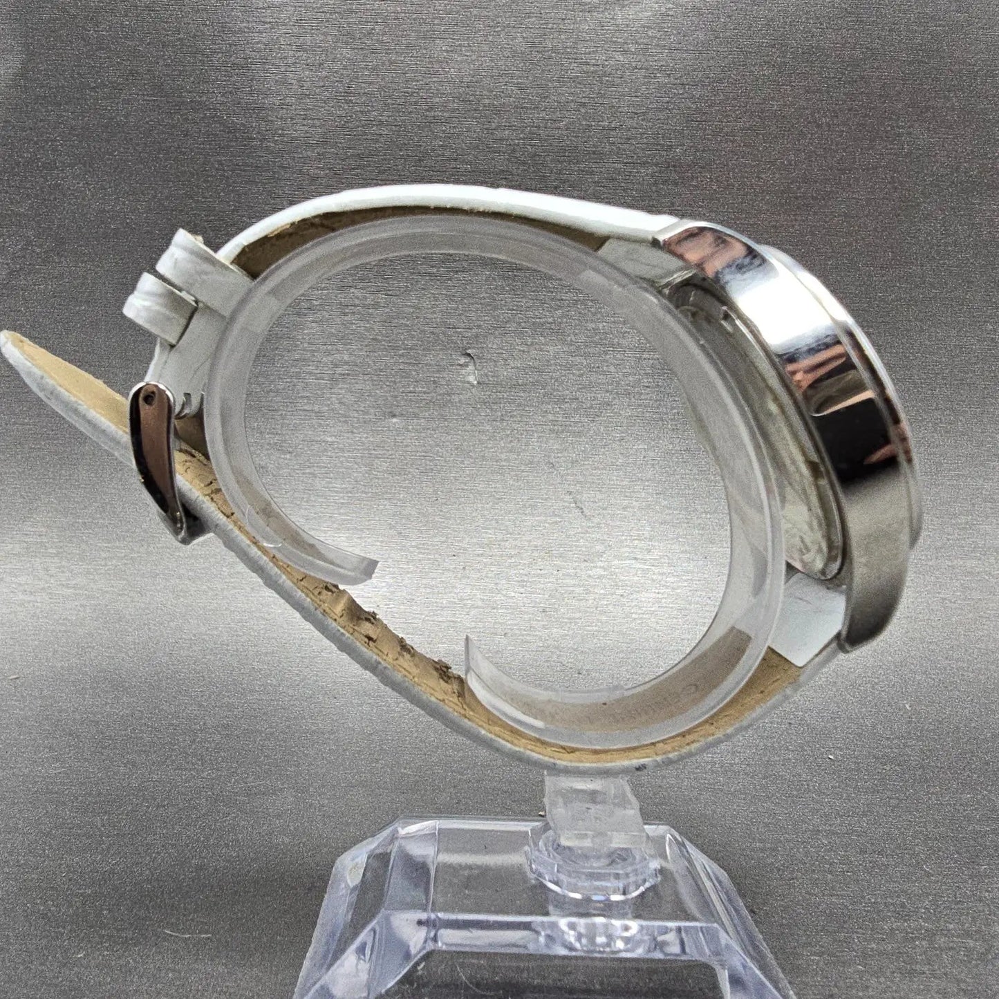 Invicta Angle Watch Women 40mm MOP Dial Silver Tone Round 24591 New Battery8