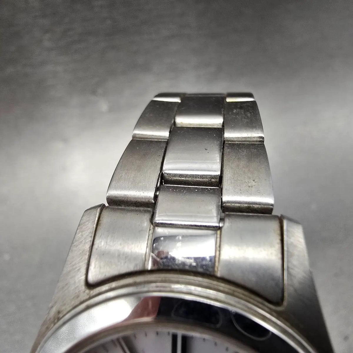 Citizen Reguno Watch Women 28mm White Dial Steel Atomic Solar Round Runs JDM5