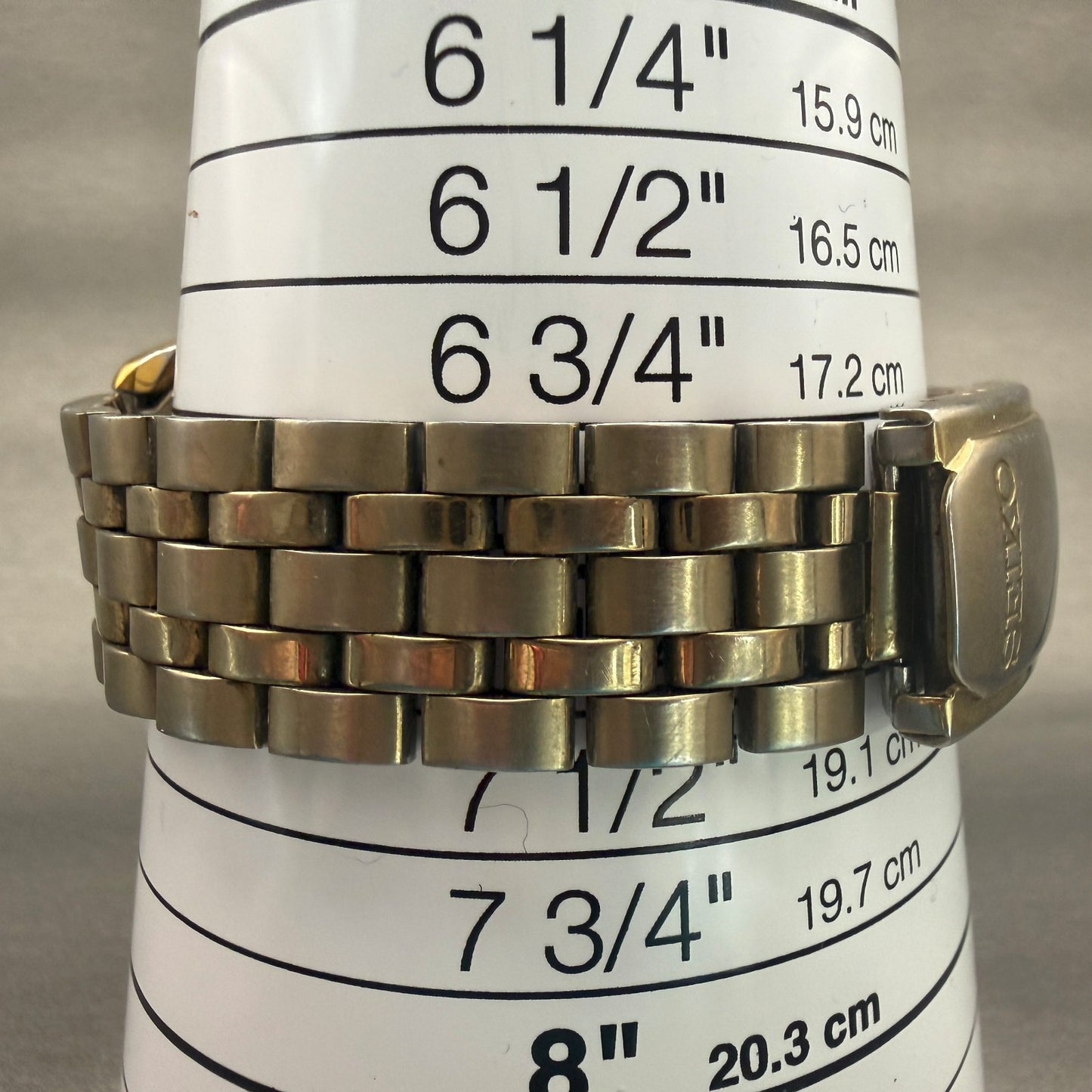 Seiko Watch Men 38mm Gold Dial Gold Tone Daydate Round 7N43-0AM0 New Battery9