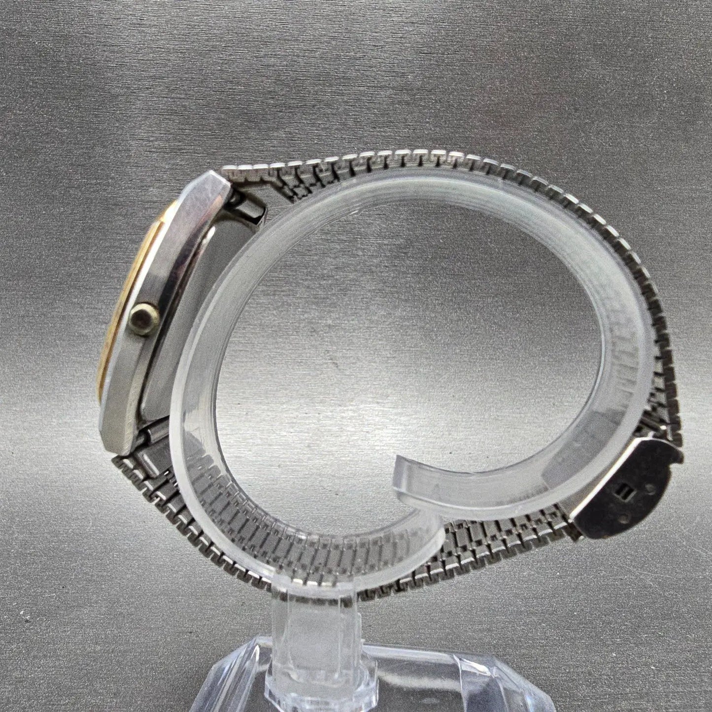 Seiko Watch Men 32mm Champagne Dial Two Tone Daydate 5933-5040 PARTS7