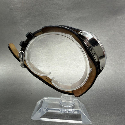 Fossil Big Tic Watch 32mm Analog Digital Silver Tone Rectangle JR-8176 New batt8