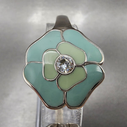 Citizen Q&Q Flower Watch Women 25mm Silver Dial Silver Tone Bangle New Battery2