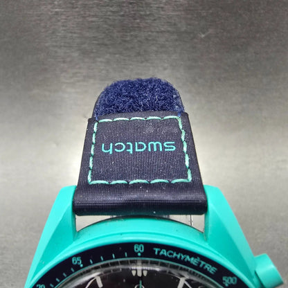OMEGA x Swatch MoonSwatch Mission to Earth Polar Lights Mens Chronograph Blue4