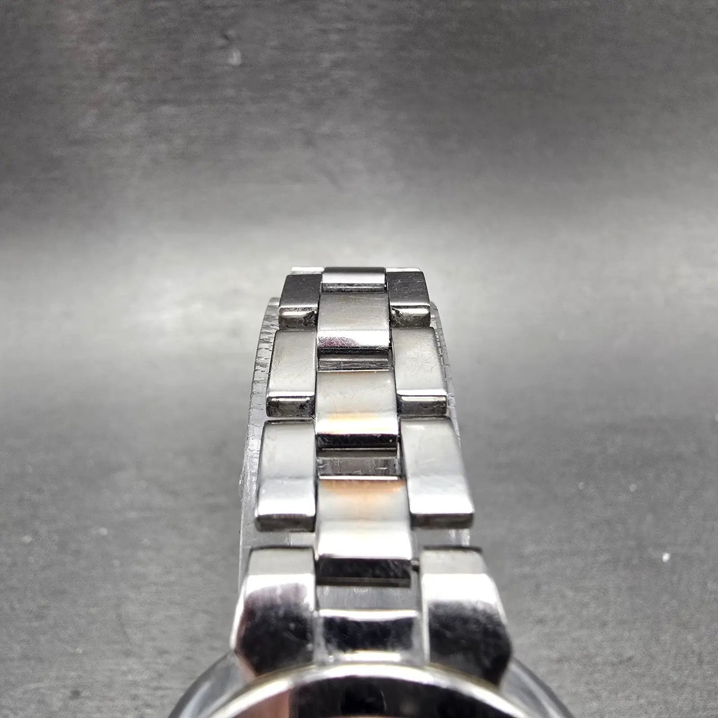 Seiko Lukia Solar Watch Women 28mm White Dial Two Tone Atomic Round READ!!!!!!!!5