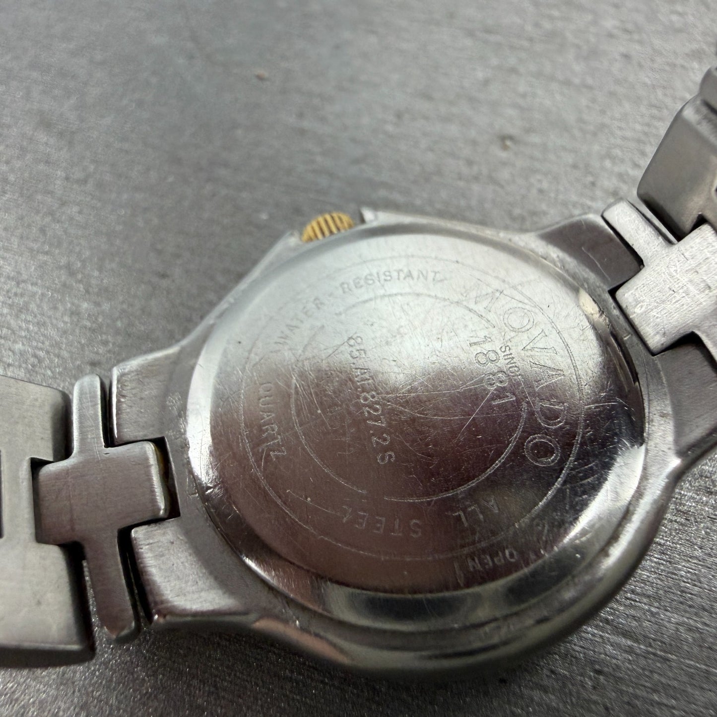Movado Museum Olympian Watch Women 25mm black Dial Two Tone 85.A1.827.2 New Batt9