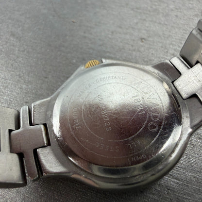 Movado Museum Olympian Watch Women 25mm black Dial Two Tone 85.A1.827.2 New Batt9