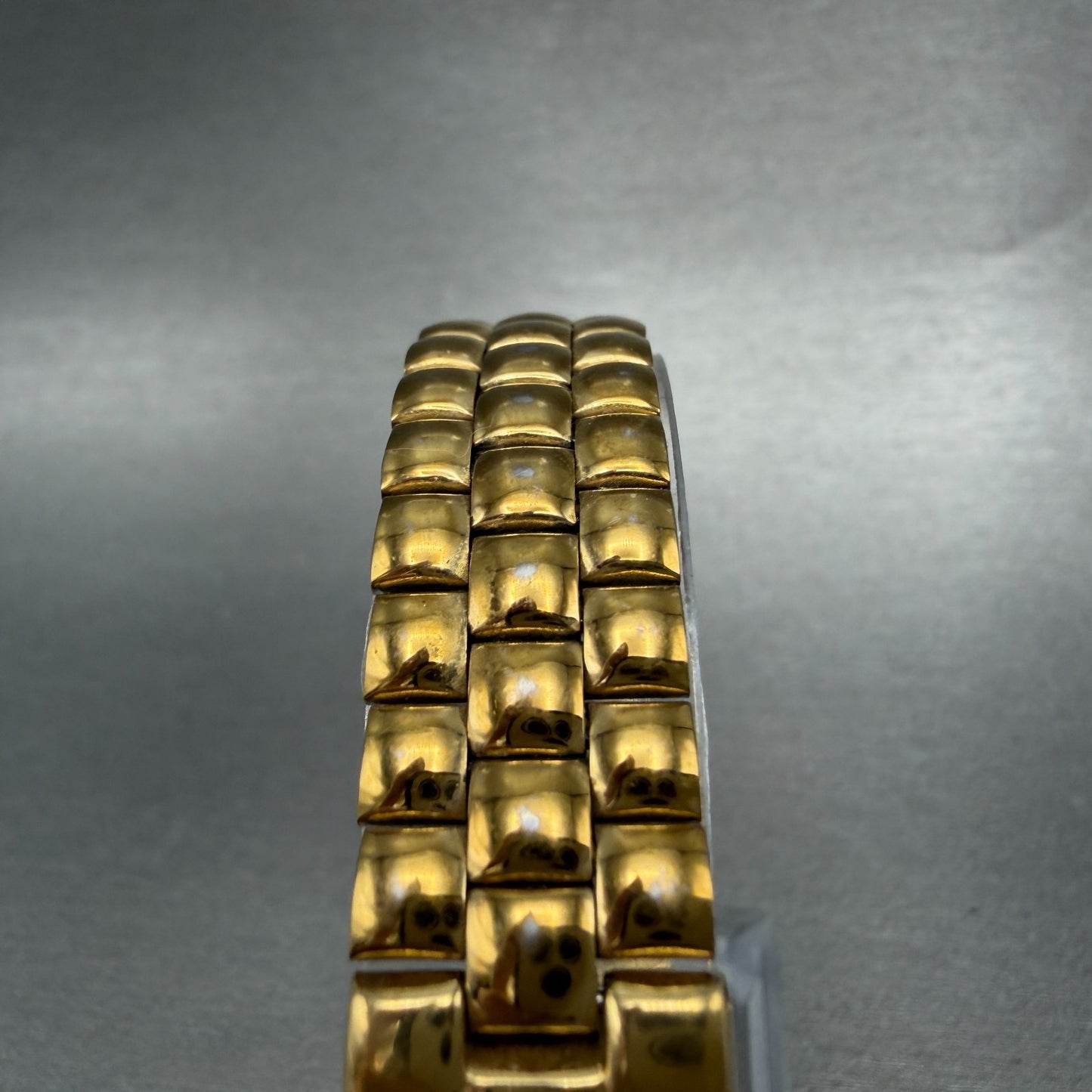 Seiko Tank Watch Women 16mm Champagne Dial Gold Tone 1N00-5G00 New Battery4