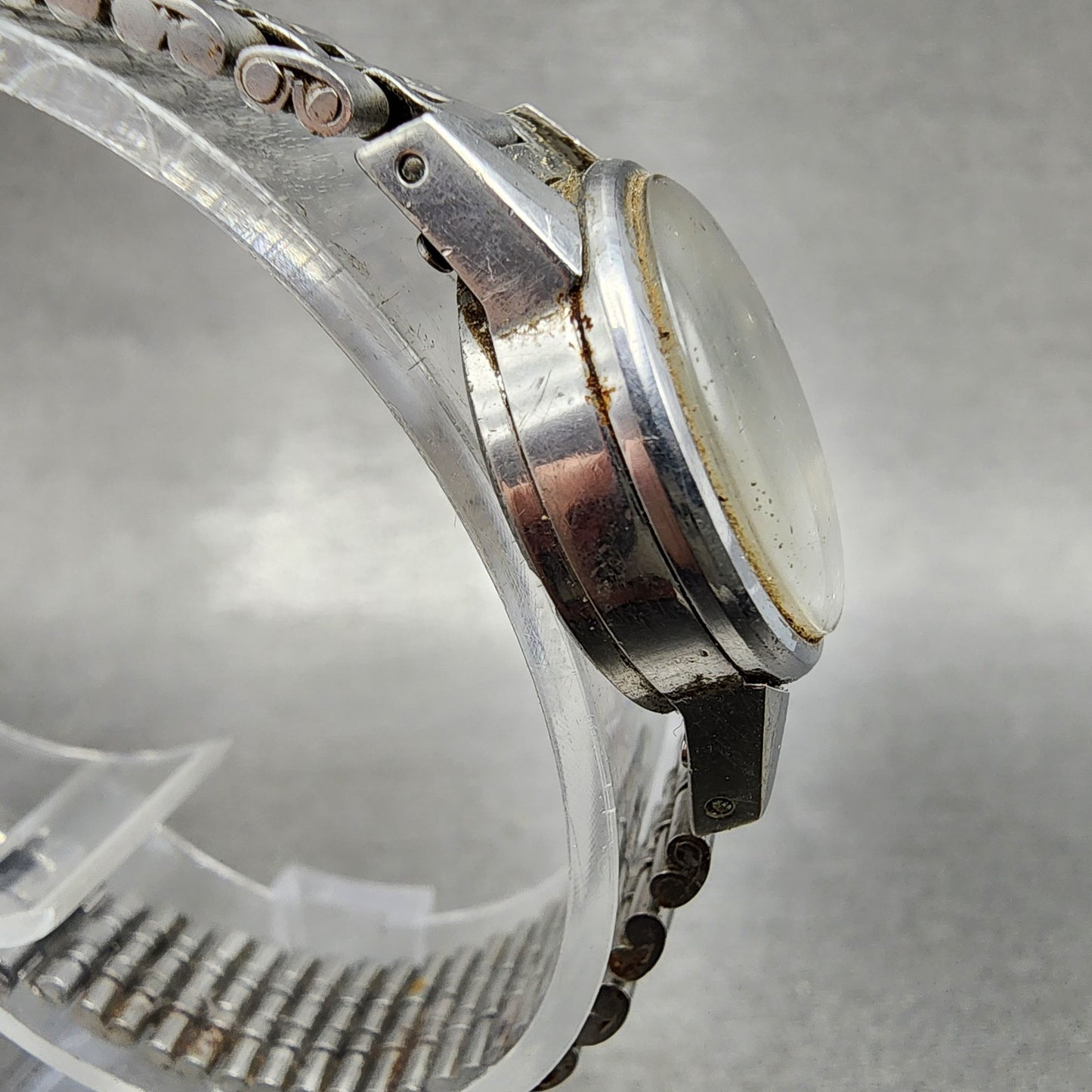 Rado Watch Women 21mm Green Dial Silver Tone Date Manual Wind 781/1 Runs3