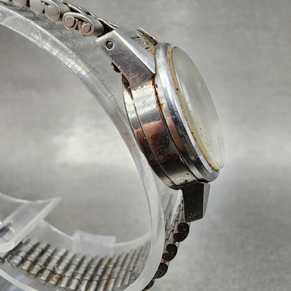 Rado Watch Women 21mm Green Dial Silver Tone Date Manual Wind 781/1 Runs3