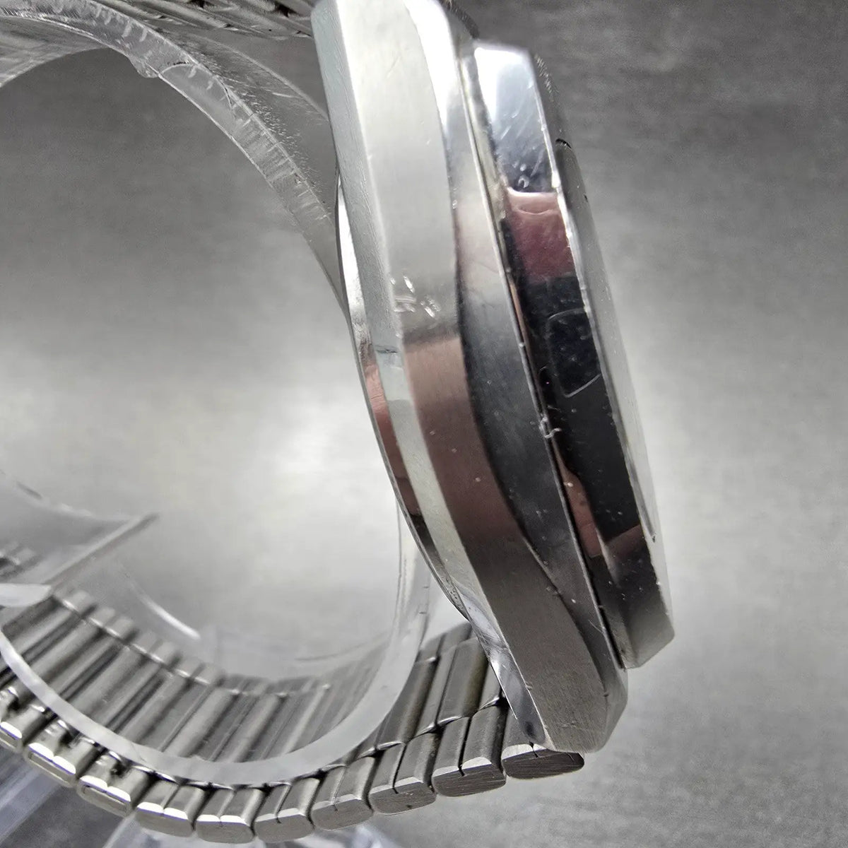 Seiko Digital Watch Men 36mm Steel Month Date Vintage 0532-5009 PARTS VTG4