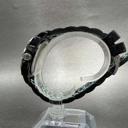 Coach Boyfriend Watch Women 39mm White Dial Black Tone Round New Battery6