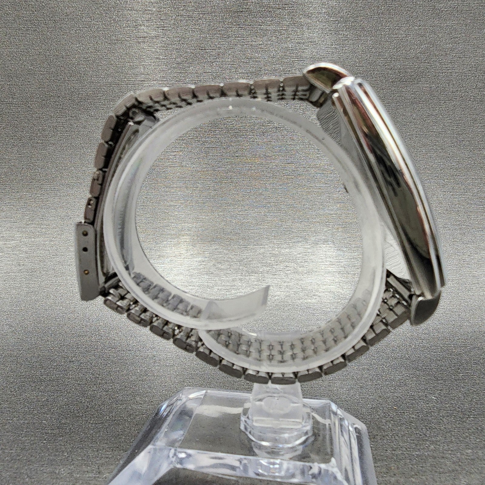 Emporio Armani Tank Watch Men 33mm Black Dial READ!!!!!!!!!!! Rectangle New Batt8