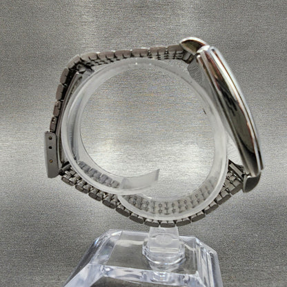 Emporio Armani Tank Watch Men 33mm Black Dial READ!!!!!!!!!!! Rectangle New Batt8