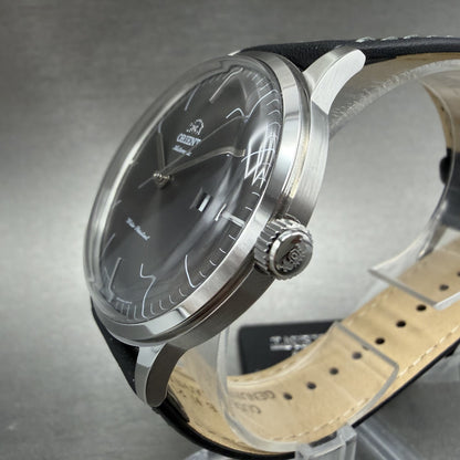 Orient Bambino Watch Men 41mm Gray Dial Stainless Steel Date Round Automatic2