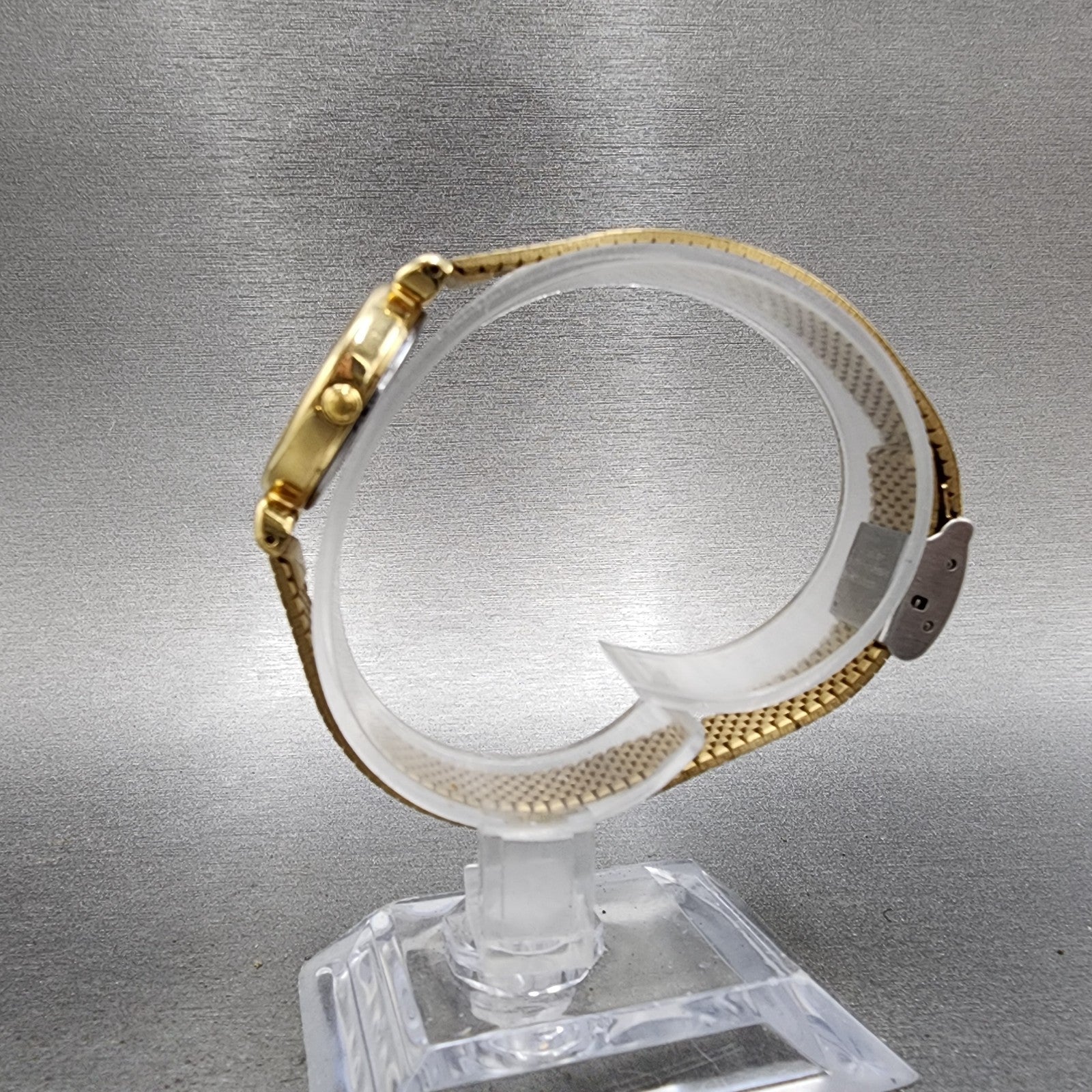 Seiko Watch Women 22mm White Dial Gold Tone Round 4n210052 New Battery7