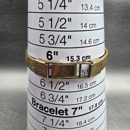 Seiko Watch Women 17mm Gold Dial Gold Tone Oval 1400-7379 New Battery Vintage JP9
