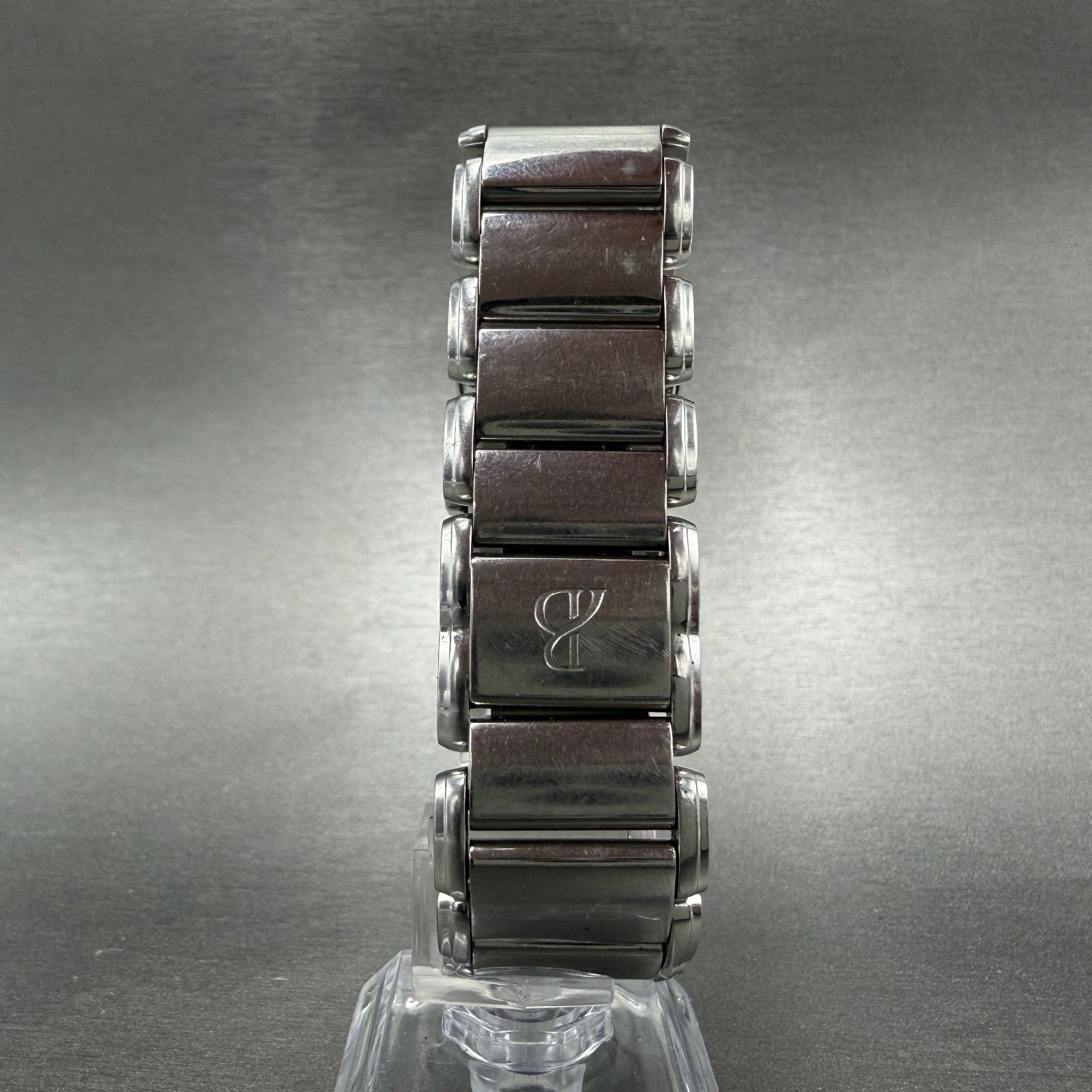 Bertolucci Fascino Tank Watch Women 23mm MOP Dial Stel Diamond Bezel New Battery7