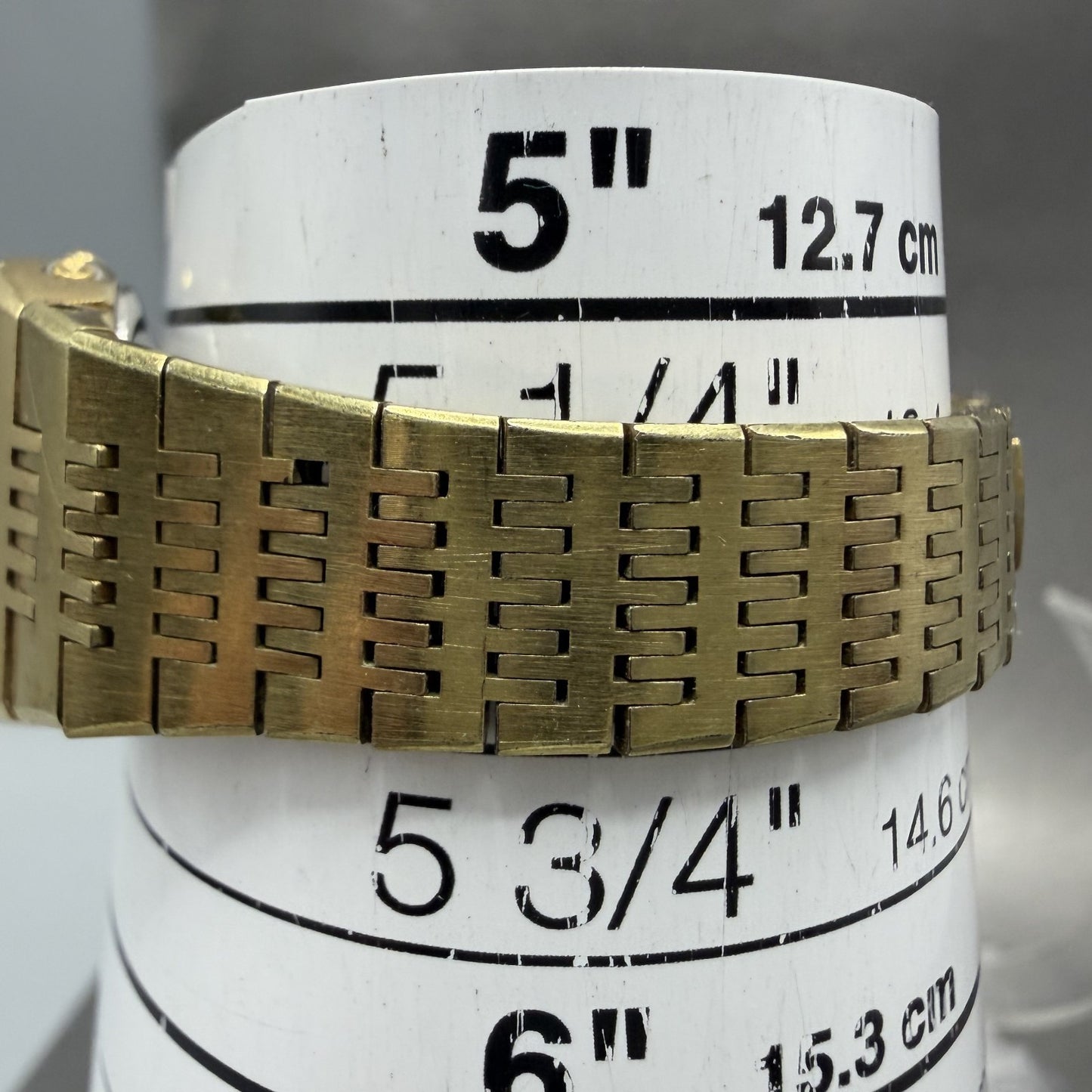 Seiko Digital Watch Women 23mm Gold Tone Month Date L012-5049 New Battery10
