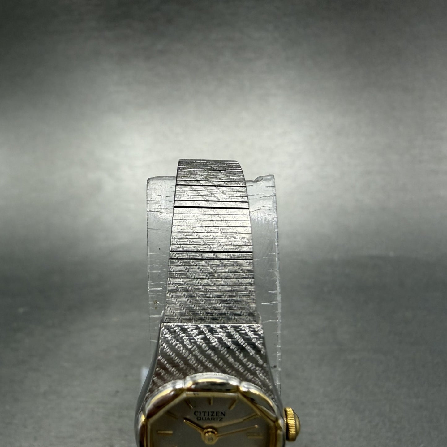 Citizen CQ Watch Women 17mm Silver Dial Silver Tone Round 3220-320247 New Batt4