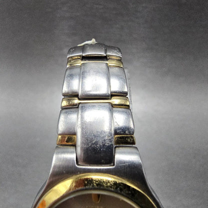 Citizen Eco-Drive Watch Women 25mm Cream Dial Two Tone Date Round Works JP4