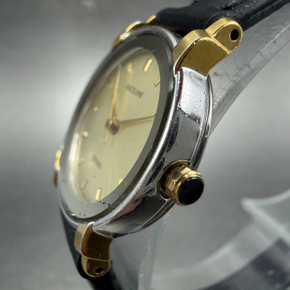 Seiko Exceline Watch Women 22mm Champagne Dial Two Tone Round 7321-0770 New Batt2