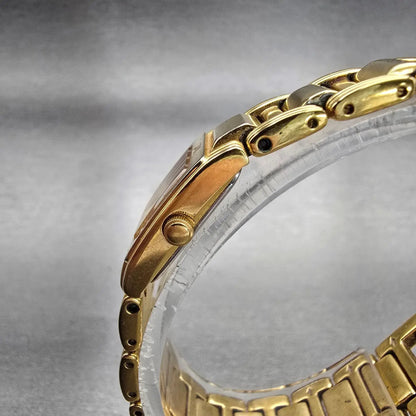 Citizen Elegance Watch Women 14mm Champagne Dial Gold Tone 5421-H21467 New Batt2
