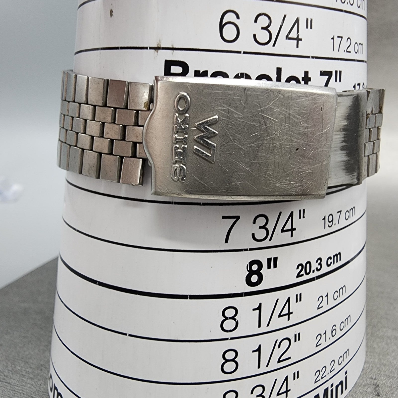 Seiko Lord Matic Watch Men 33mm Silver Dial Silver Tone Daydate 56065220 PARTS11