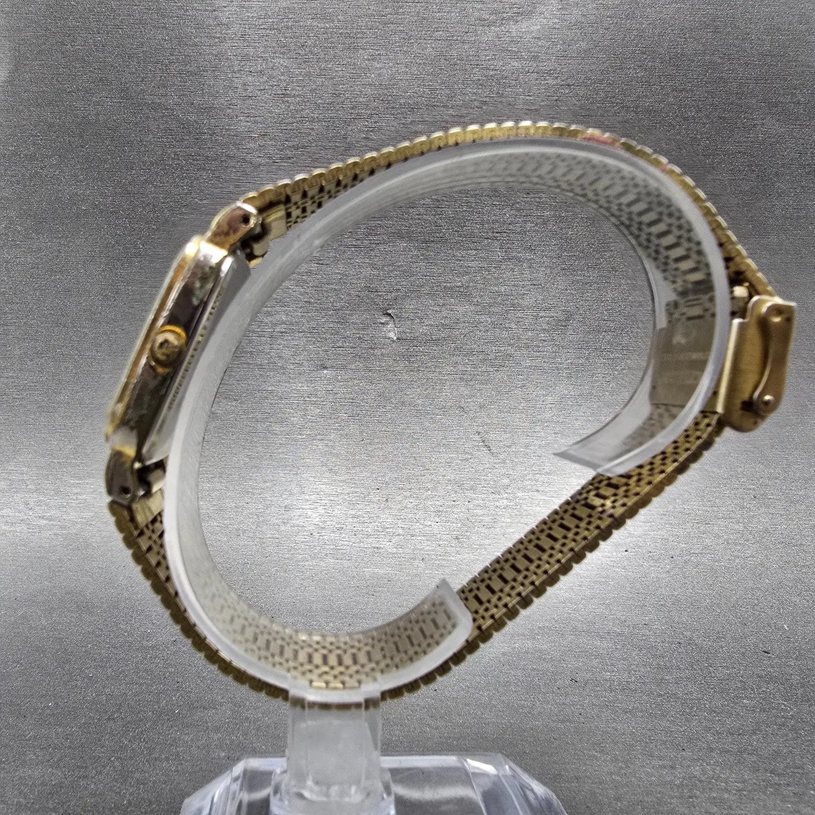 Citizen CQ Watch Men 27mm Champagne Dial Gold Tone Rectangle 6031-S23691 PARTS7