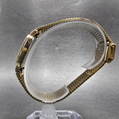 Citizen CQ Watch Men 27mm Champagne Dial Gold Tone Rectangle 6031-S23691 PARTS7