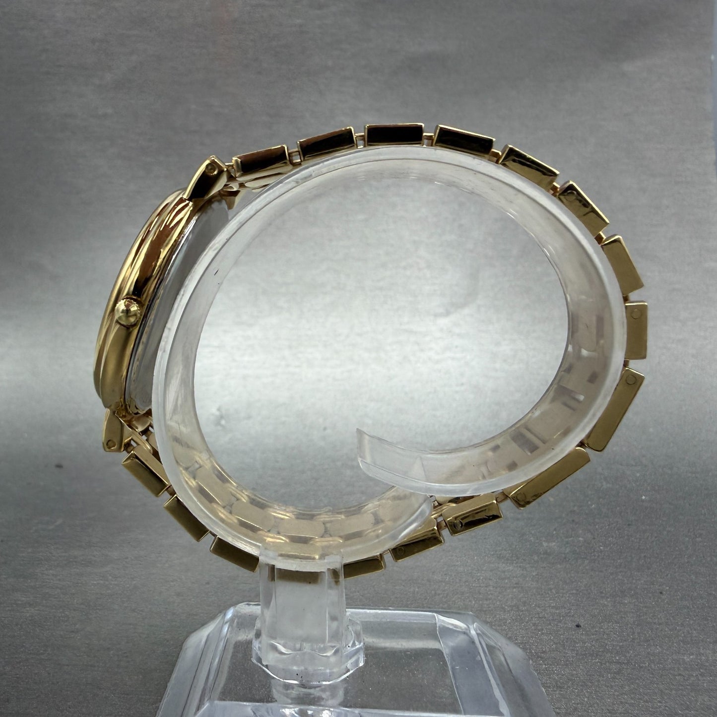 Movado Watch Men 32mm White Dial Gold Tone Round 87 59 886 New Battery6