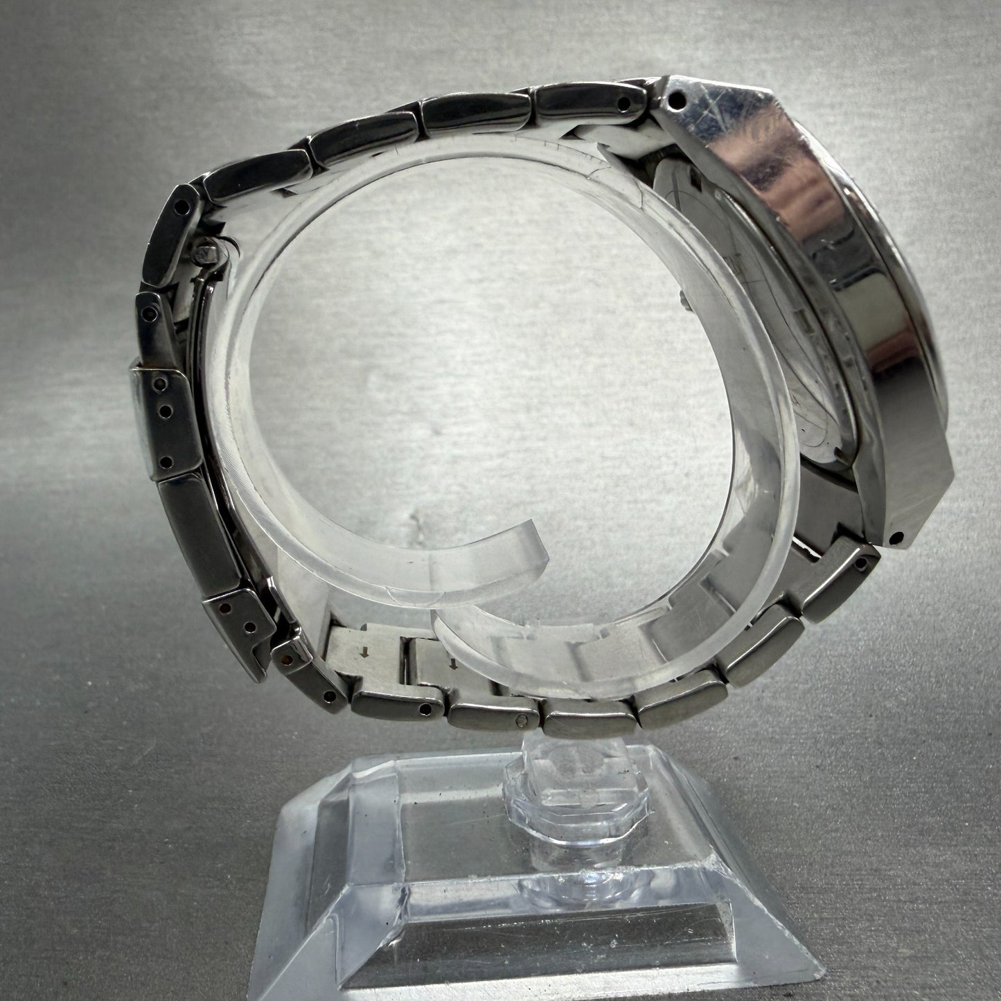 Citizen Independent Chronograph Watch Men 40mm Silver Dial Steel New Battery8