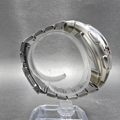 Casio WVA-430J Watch Men 3mm Blue Dial Silver Alarm Chrono WaveCeptor PARTS10