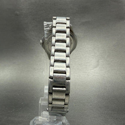 Bulova Dive Watch Women 30mm Black Dial Silver Tone Date 96M161 New Battery7