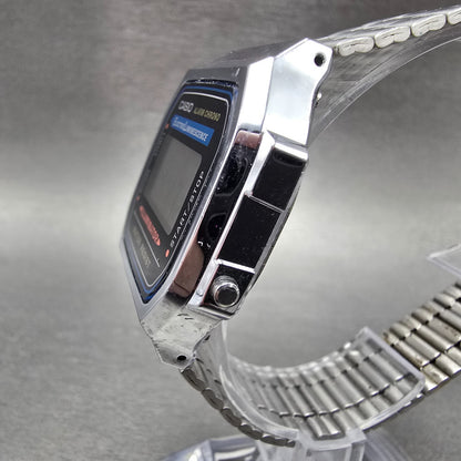 Casio A168 Illuminator Watch Men 36mm Digital Silver Tone Alarm Chrono New BattV2