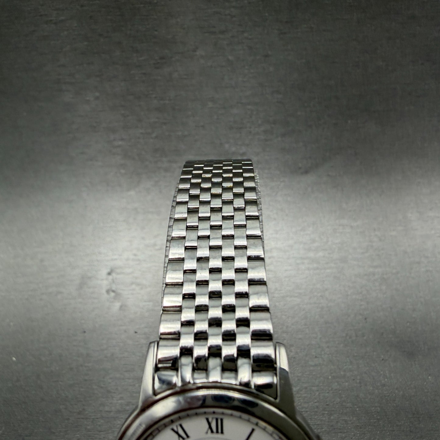 Raymond Weil Tradition Watch Women 28mm White Dial Silver Tone Date 5966 New Bat4