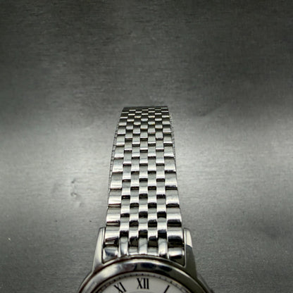 Raymond Weil Tradition Watch Women 28mm White Dial Silver Tone Date 5966 New Bat4
