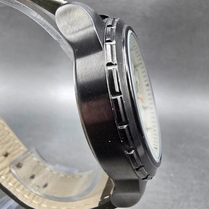 Timex Expedition Rugged Field Watch Men 43mm Cream Dial Black Date Round New Bat3