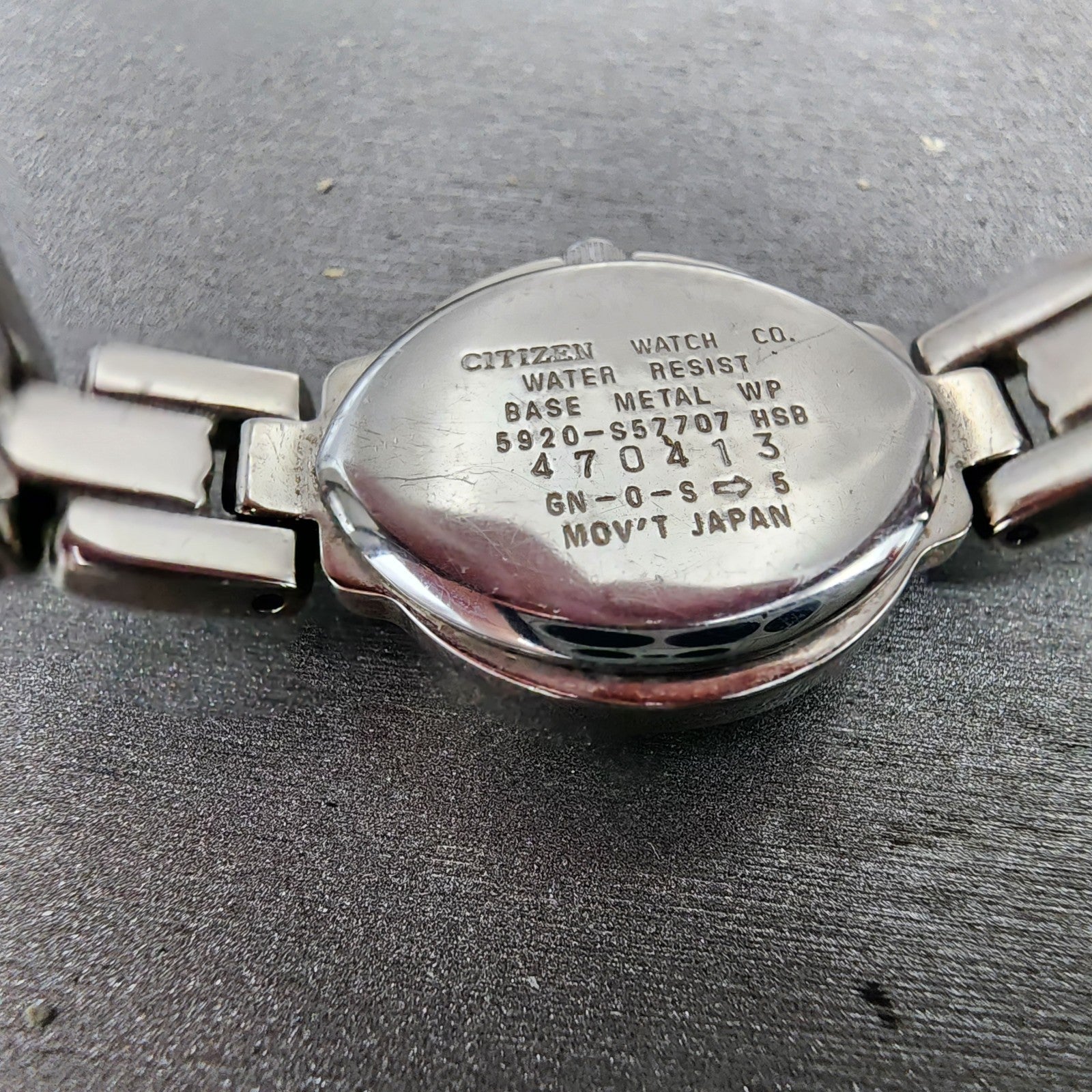Citizen Watch Women 20mm Silver Dial Silver Tone Round 5920S57707 New Battery9