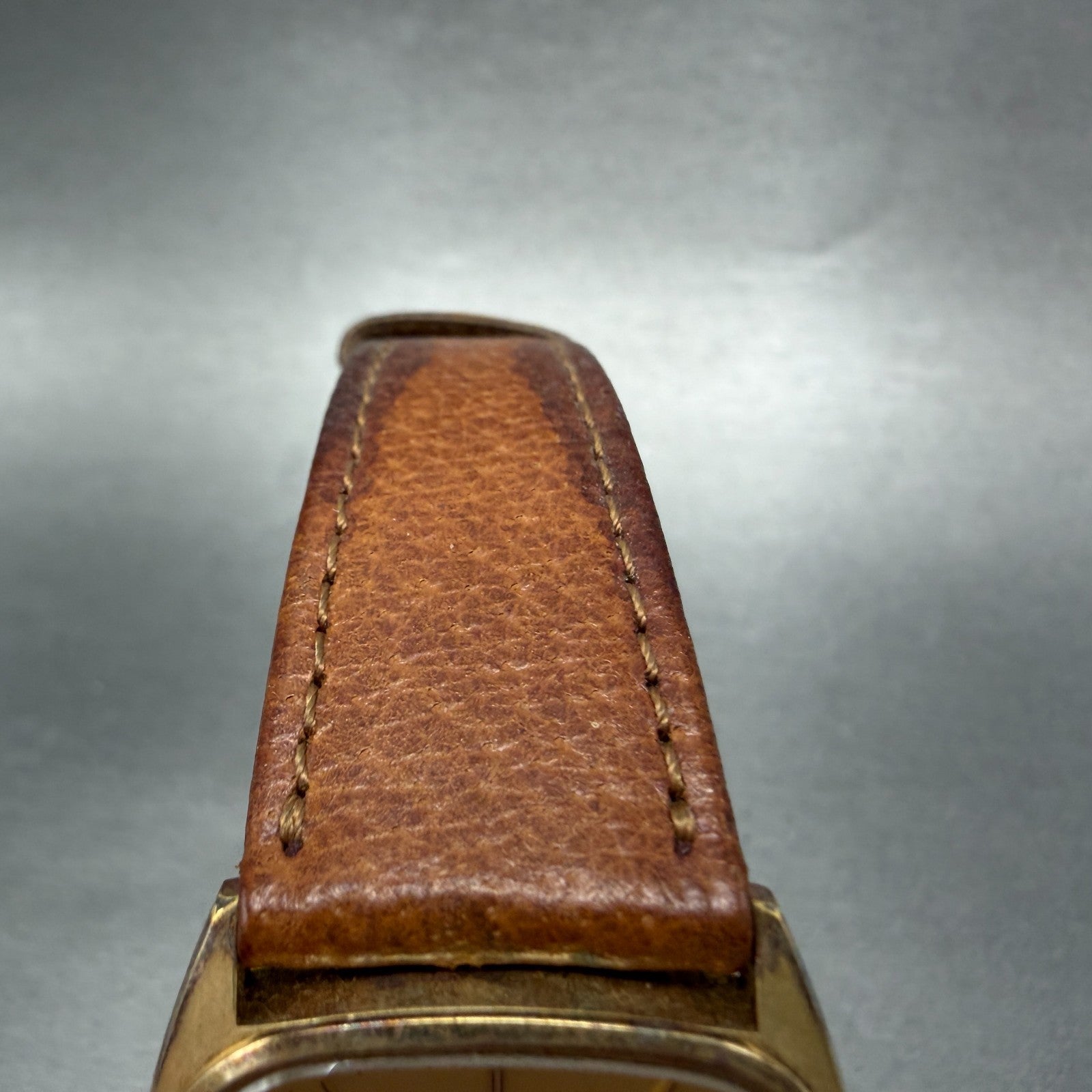 Citizen Exceed Watch Men 29mm Gold Dial Gold Tone Oval 4-795202 New Battery4