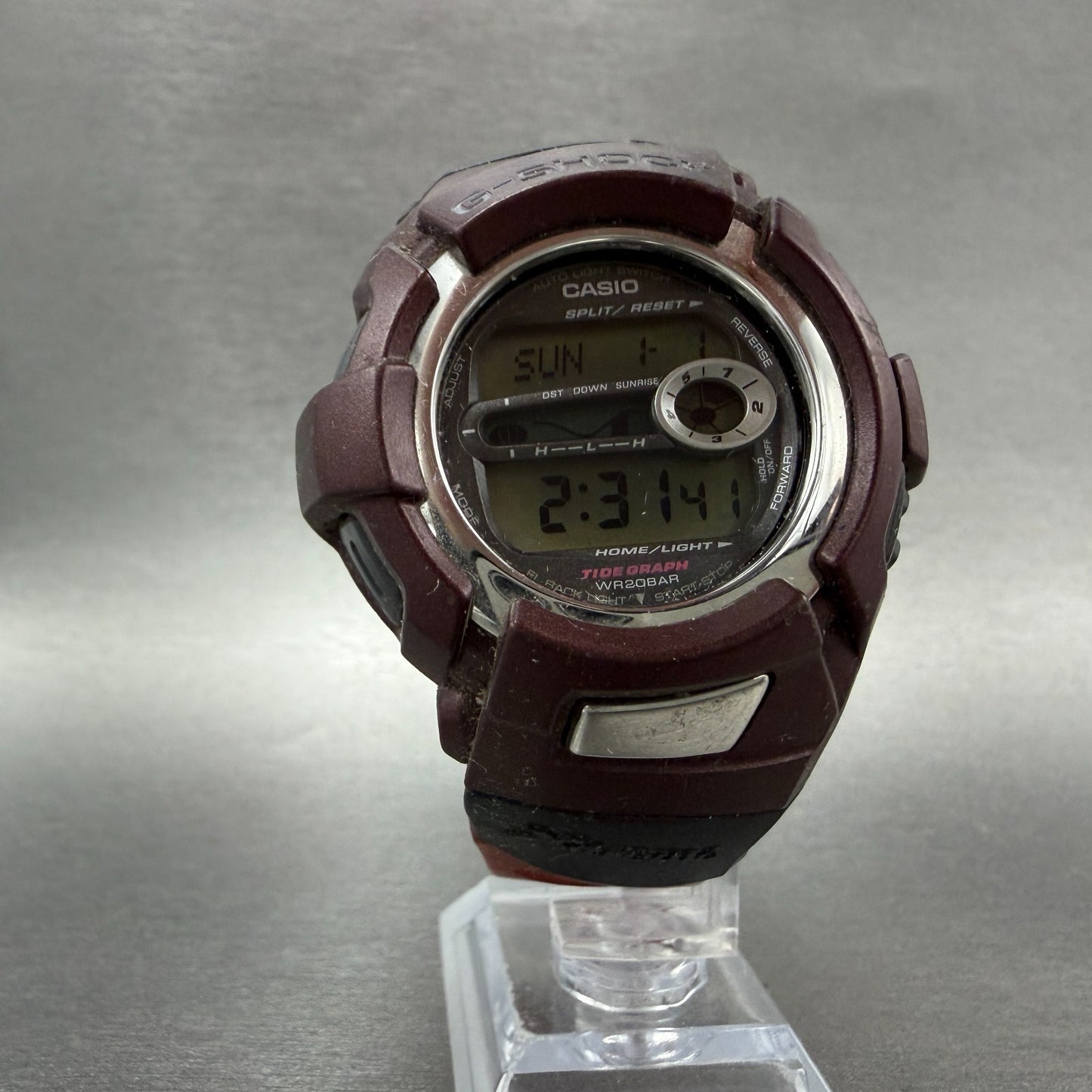 Casio G-Shock DWX-110 Watch Men 48mm Digital Red Alarm Chrono Round New Battery5
