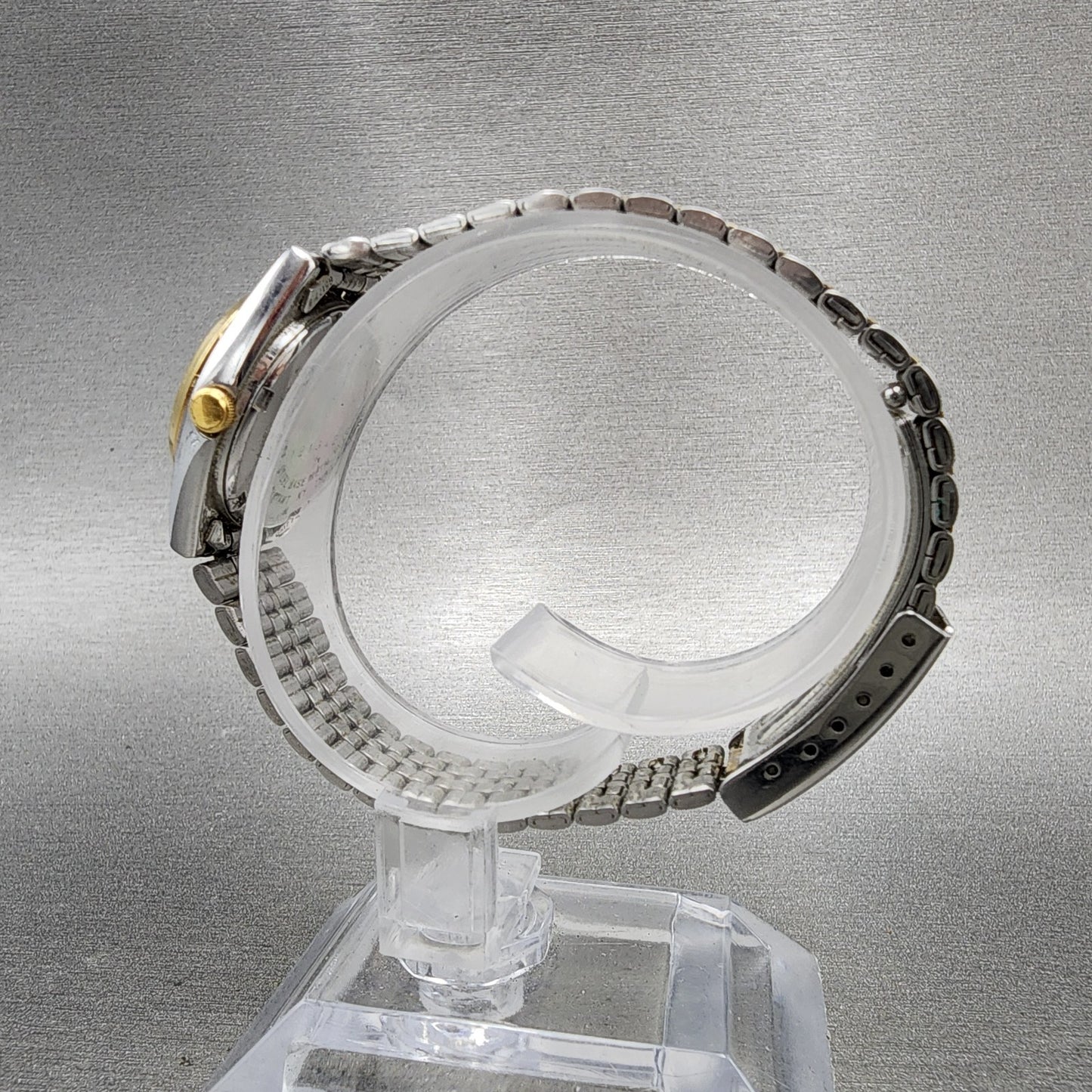 Seiko Watch Women 25mm White Dial Two Tone Daydate 7n430011 Round New Battery6