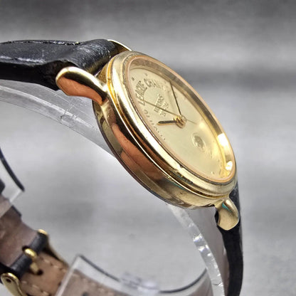 Citizen Watch Women 24mm Gold Dial Gold Tone Round 4631-E64294 New Battery VTG3