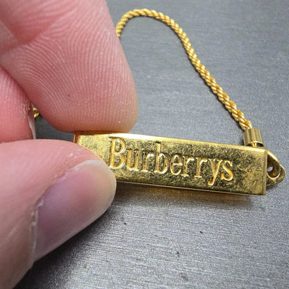 Burberry Pocket Watch Men 38mm White Dial Gold Tone Round New battery Vintage12