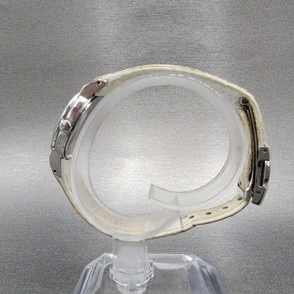 Seiko Lukia Watch Women 26mm White Dial Silver Tone Date 7n820ee0 New Battery6