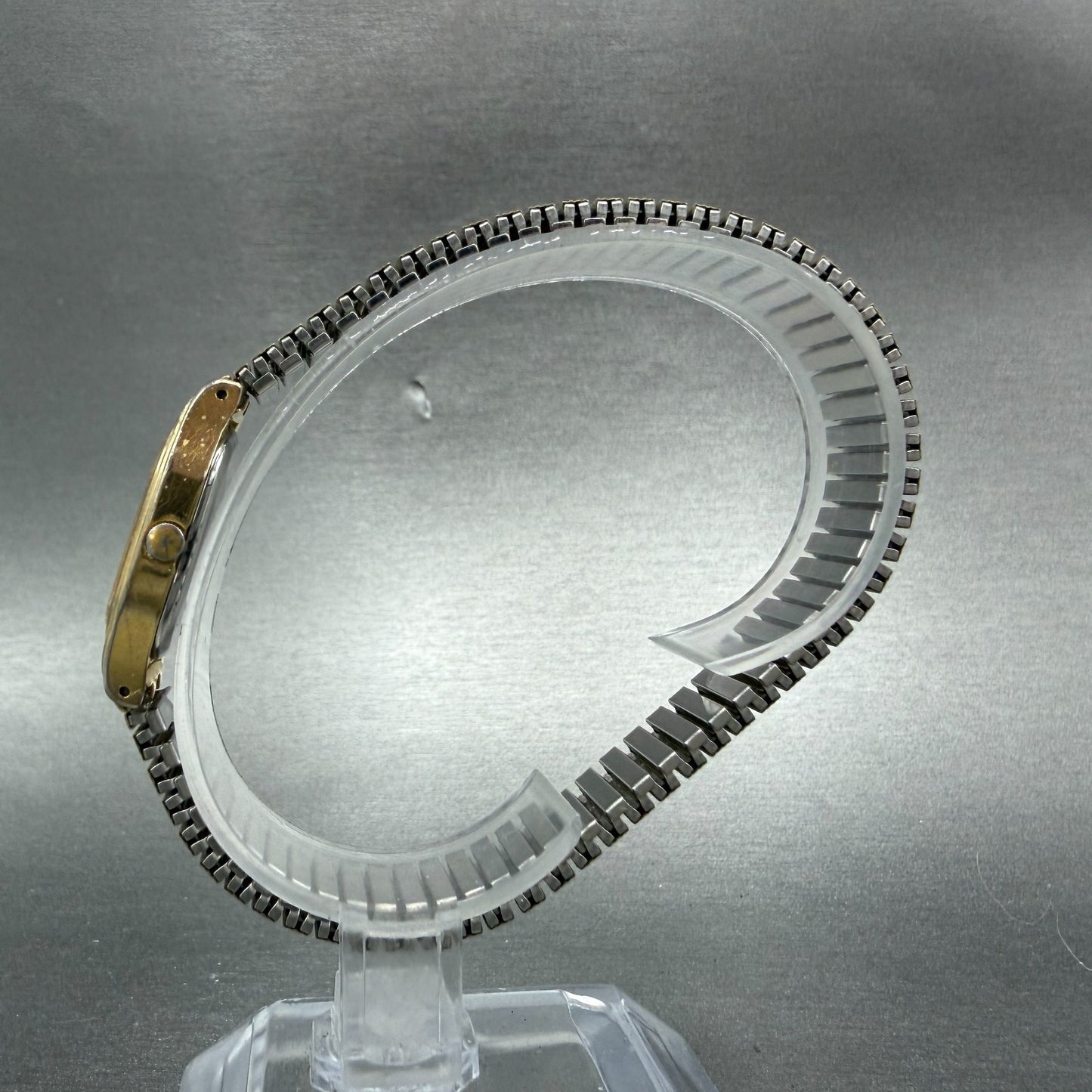 Orient Watch Women 19mm Gold Dial Gold Tone Oval A054960-20 New Battery6