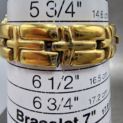Bulova Watch Women 26mm Gold Dial Gold Tone Round 97P44 New Battery VTG10