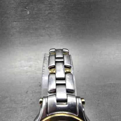 Citizen Eco-Drive Watch Women 25mm Black Dial Two Tone Round E031-S021812 Runs4
