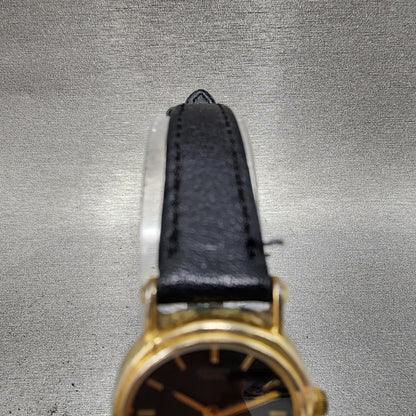 Citizen CQ Watch Women Watch Women 22mm Black Dial Gold Tone Round New Battery4